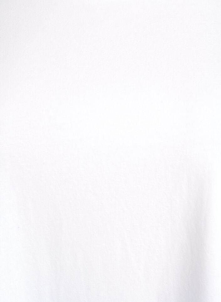 Basic Top aus Jersey mit langen Ärmeln, Weiß, Packshot image number 2