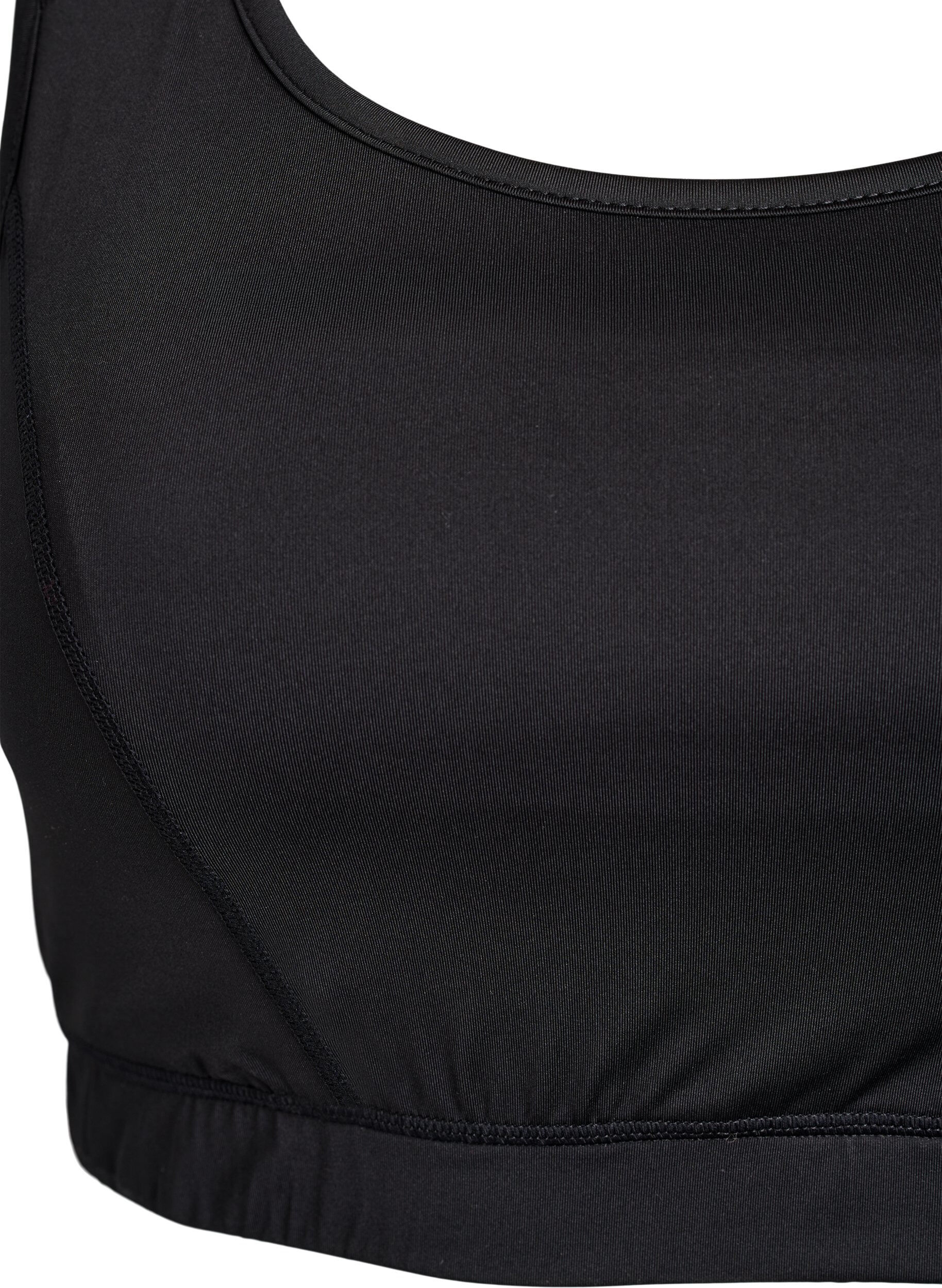 ZizziSport-BH mit Racerback, Schwarz, Packshot image number 2