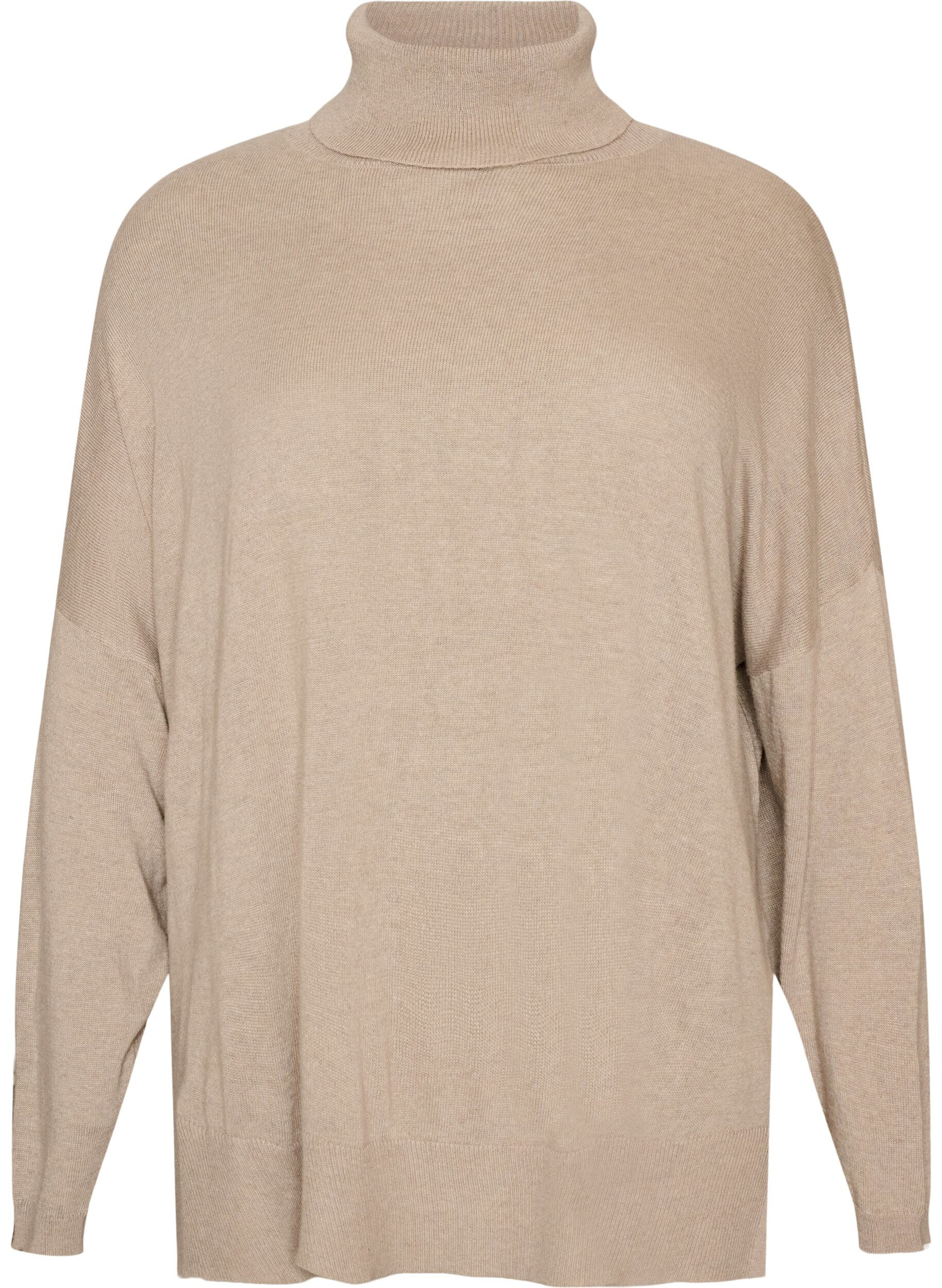 Rollkragenpullover mit lockerer Passform