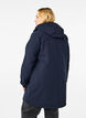 Softshelljacke mit abnehmbarer Kapuze, Blau, Model image number 2