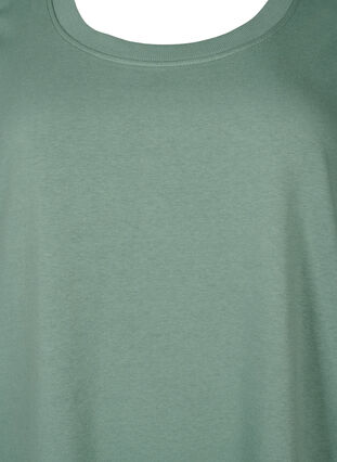 Kurzärmliges Sweatkleid mit Taschen, Chinois Green, Packshot image number 2
