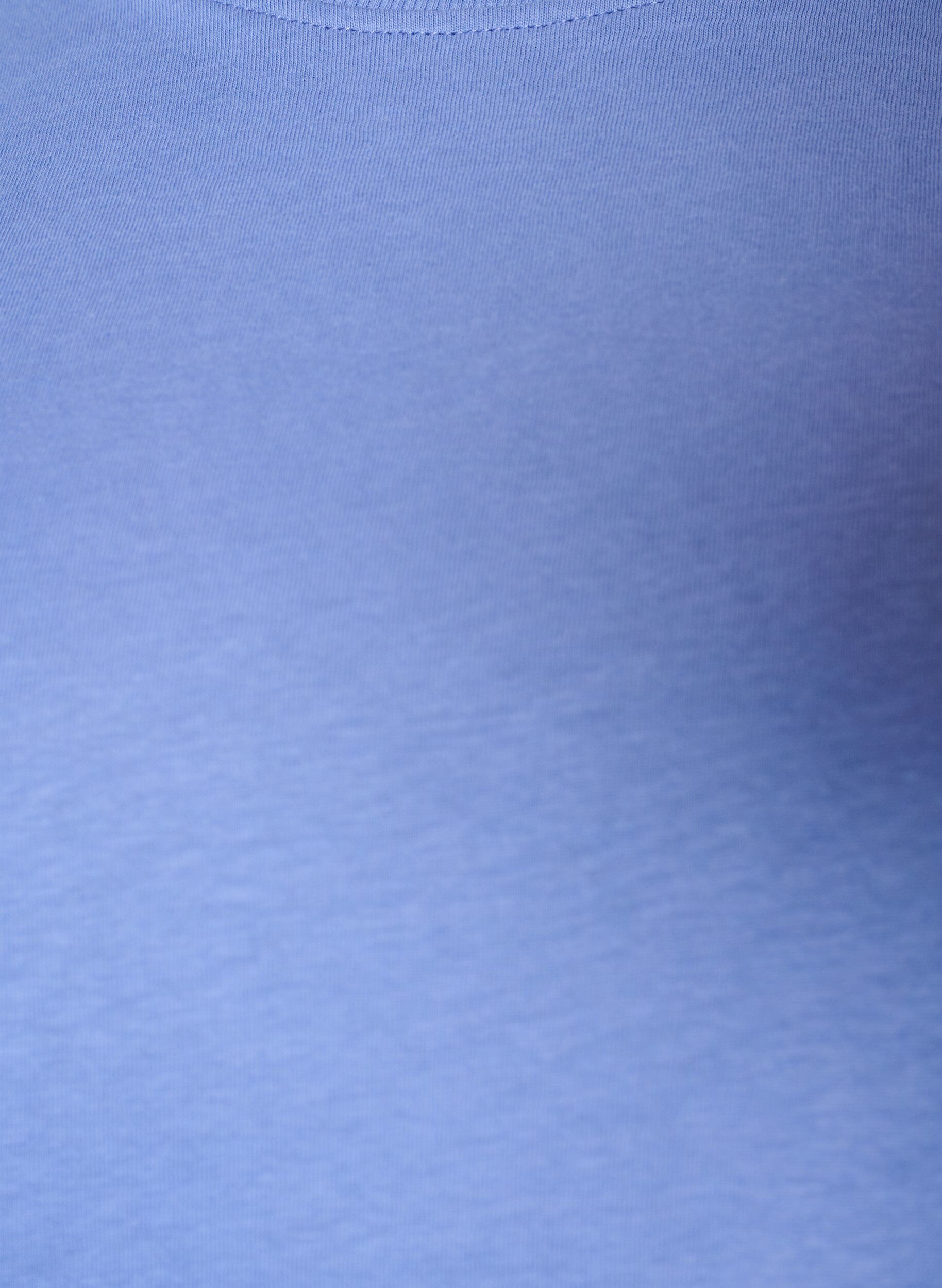 ZizziBasic T-Shirt aus Baumwolle mit Rundhalsausschnitt, lila, Packshot image number 2
