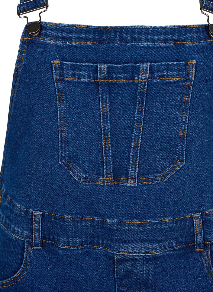 Denim Dungarees Kleid, Blau, Packshot image number 2
