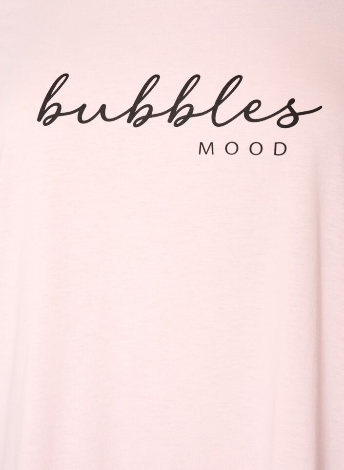 T-Shirt mit Print, Pink, Packshot image number 2