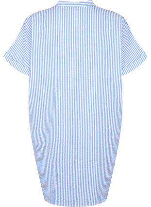 Gestreiftes Hemd mit Brusttaschen, Light Blue Stripe , Packshot image number 1
