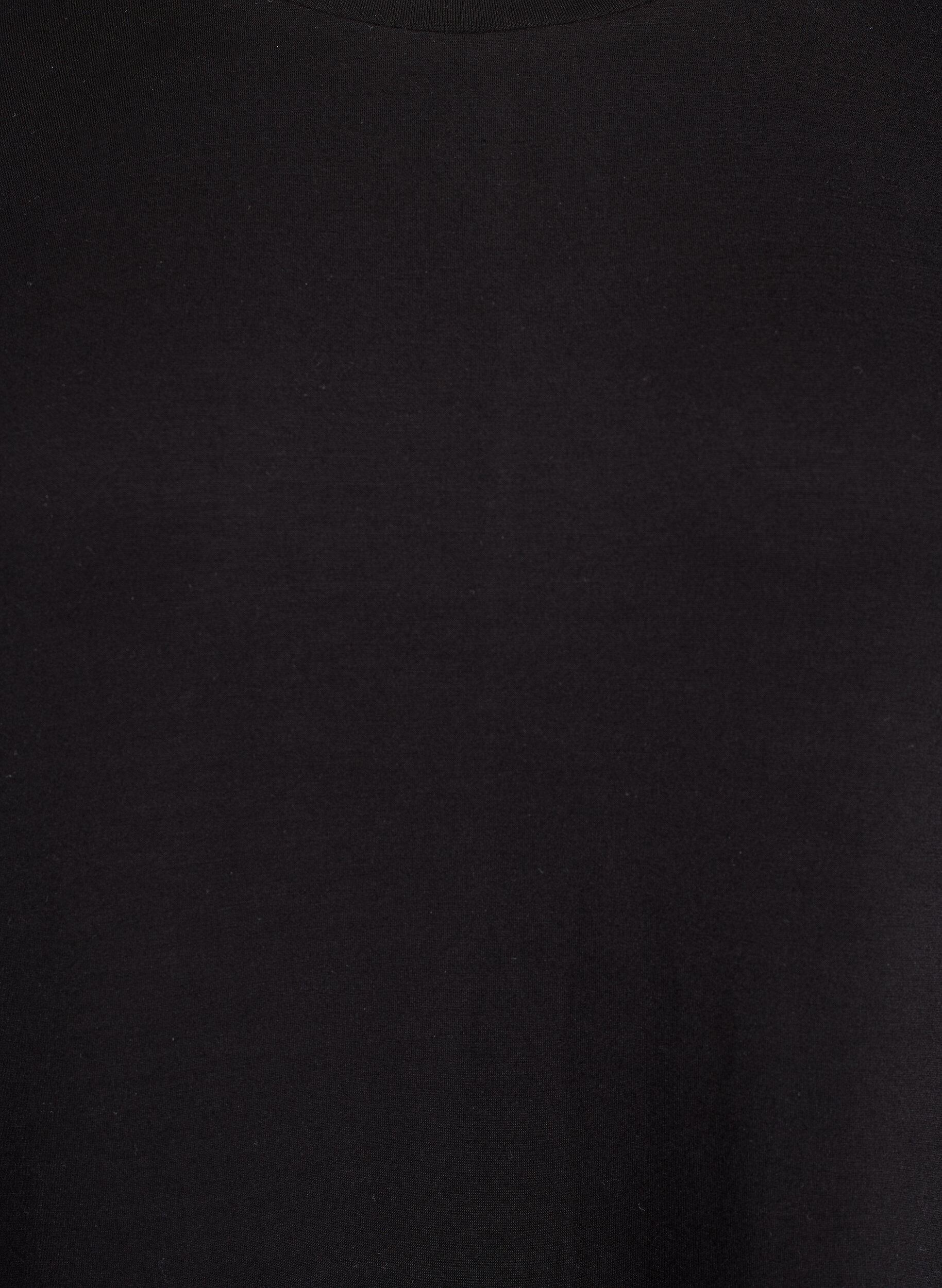 ZizziT-Shirt-Kleid aus Jersey mit Seitenschlitzen, Schwarz, Packshot image number 2