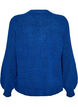 Strickjacke aus weichem Strick mit goldfarbenen Kn&ouml;pfen, T&uuml;rkis, Packshot image number 1