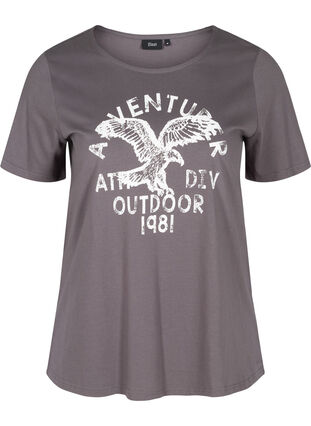 T-Shirt aus Baumwolle mit Print, Magnet, Packshot image number 0