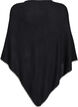 Feinstrickponcho, Schwarz, Packshot image number 1