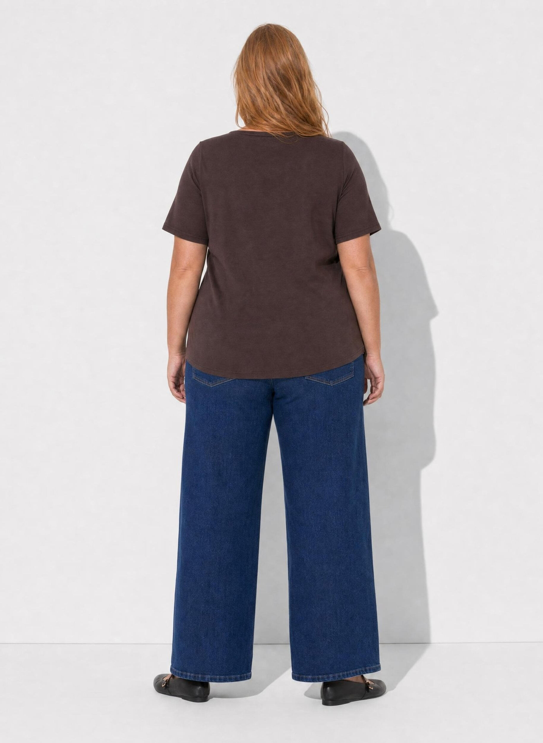 ZizziT-Shirt mit Print, Braun, Model image number 2