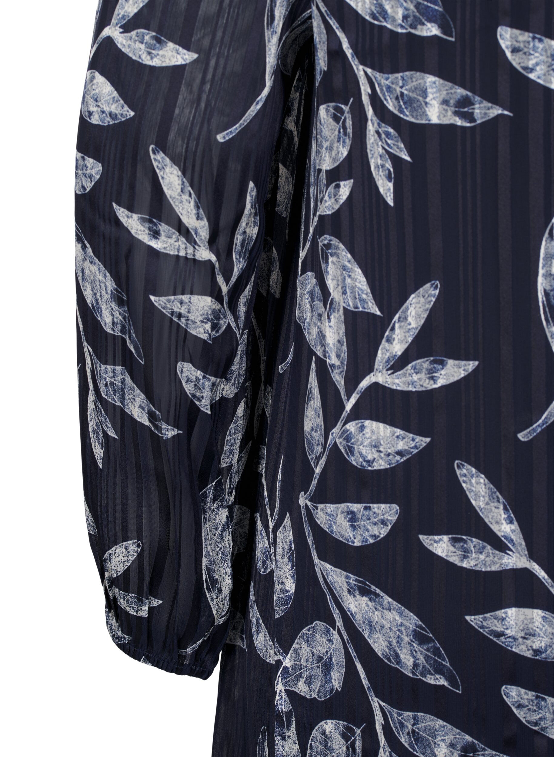 ZizziKurzkleid mit Print und Rundhalsausschnitt, Ev.Blue Flower AOP, Packshot image number 3
