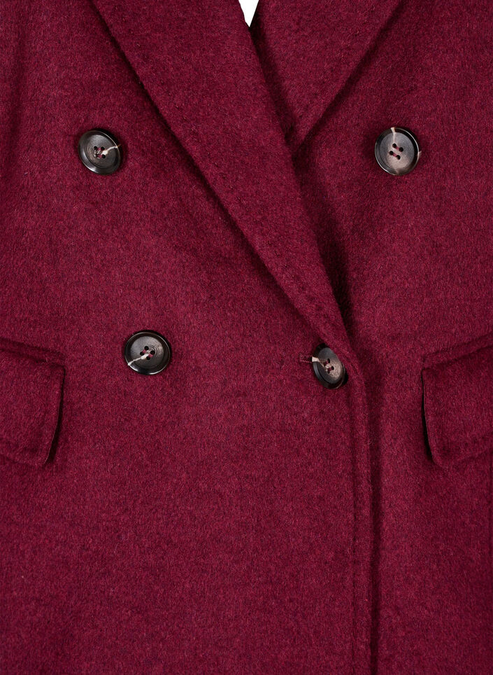 Blazer mit zweireihiger Knopfleiste und klassischen Revers, Rot, Packshot image number 2