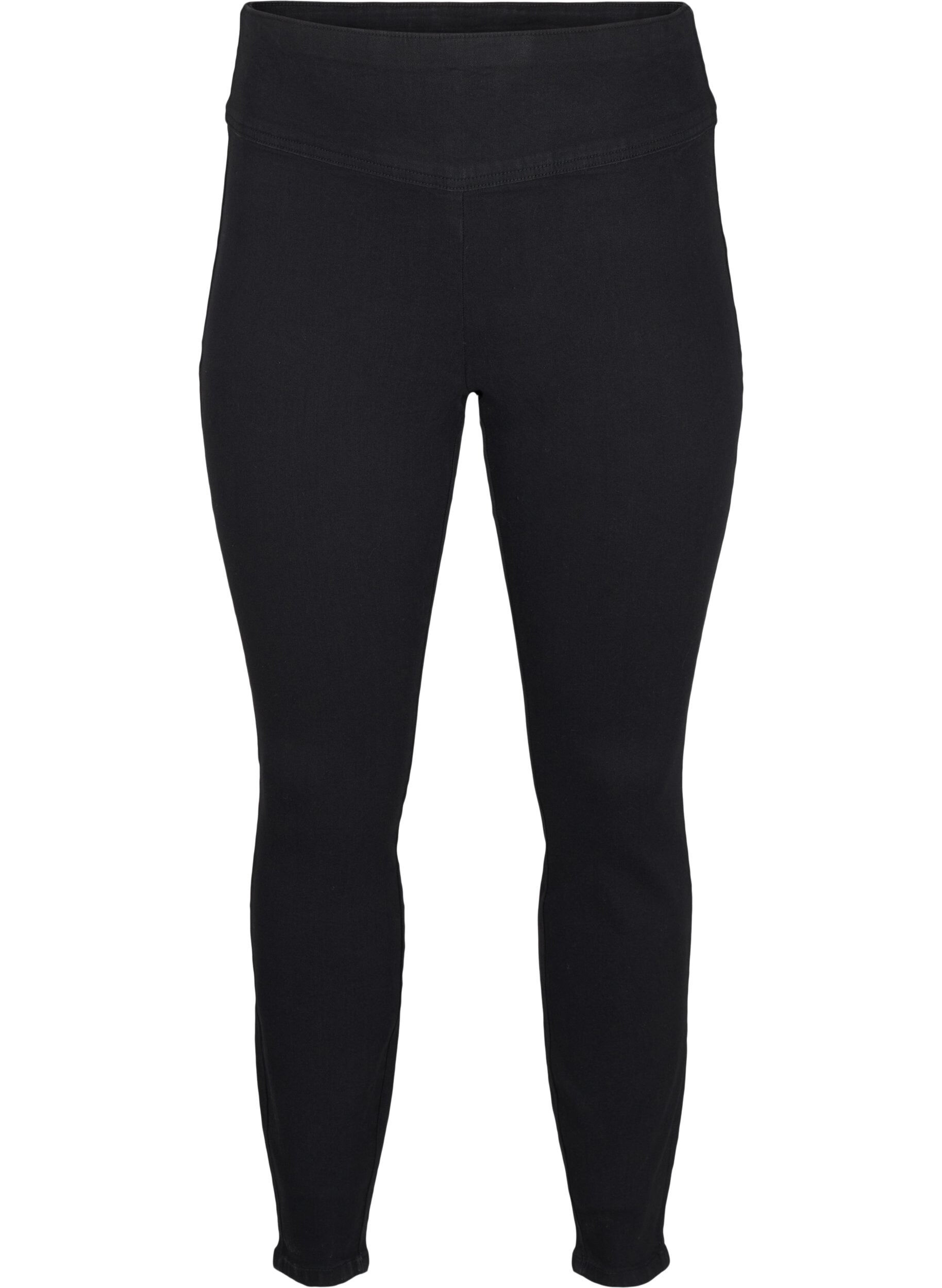 Elastische Jeggings mit hoher Taille