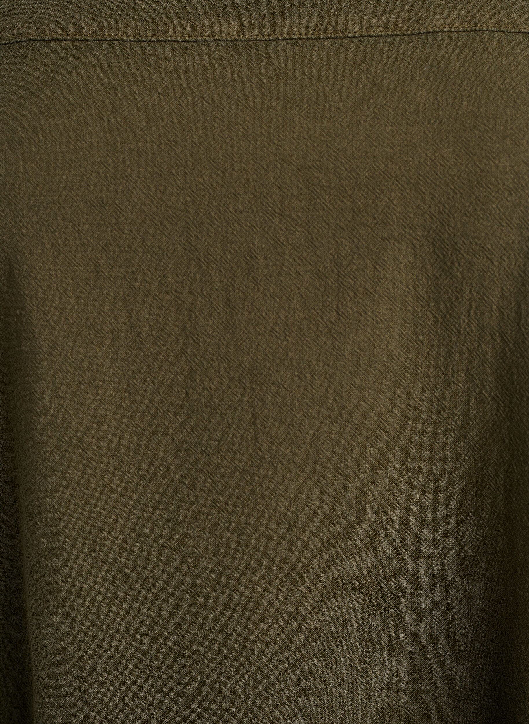 ZizziKurzarm Kleid aus Baumwolle, Gr&uuml;n, Packshot image number 2