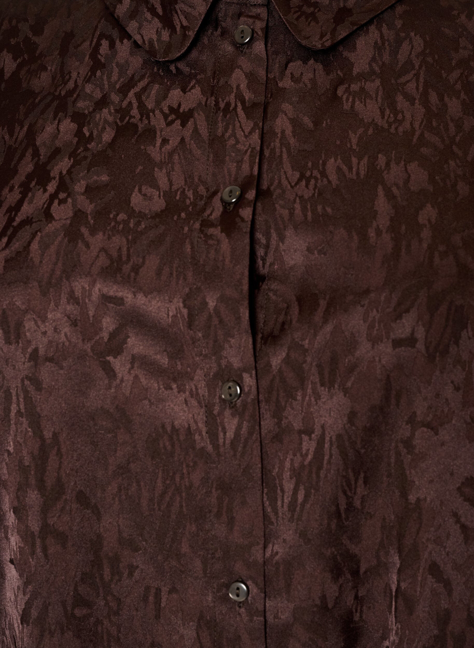 ZizziBluse mit Ton-in-Ton-Paisleymuster, Braun, Packshot image number 2