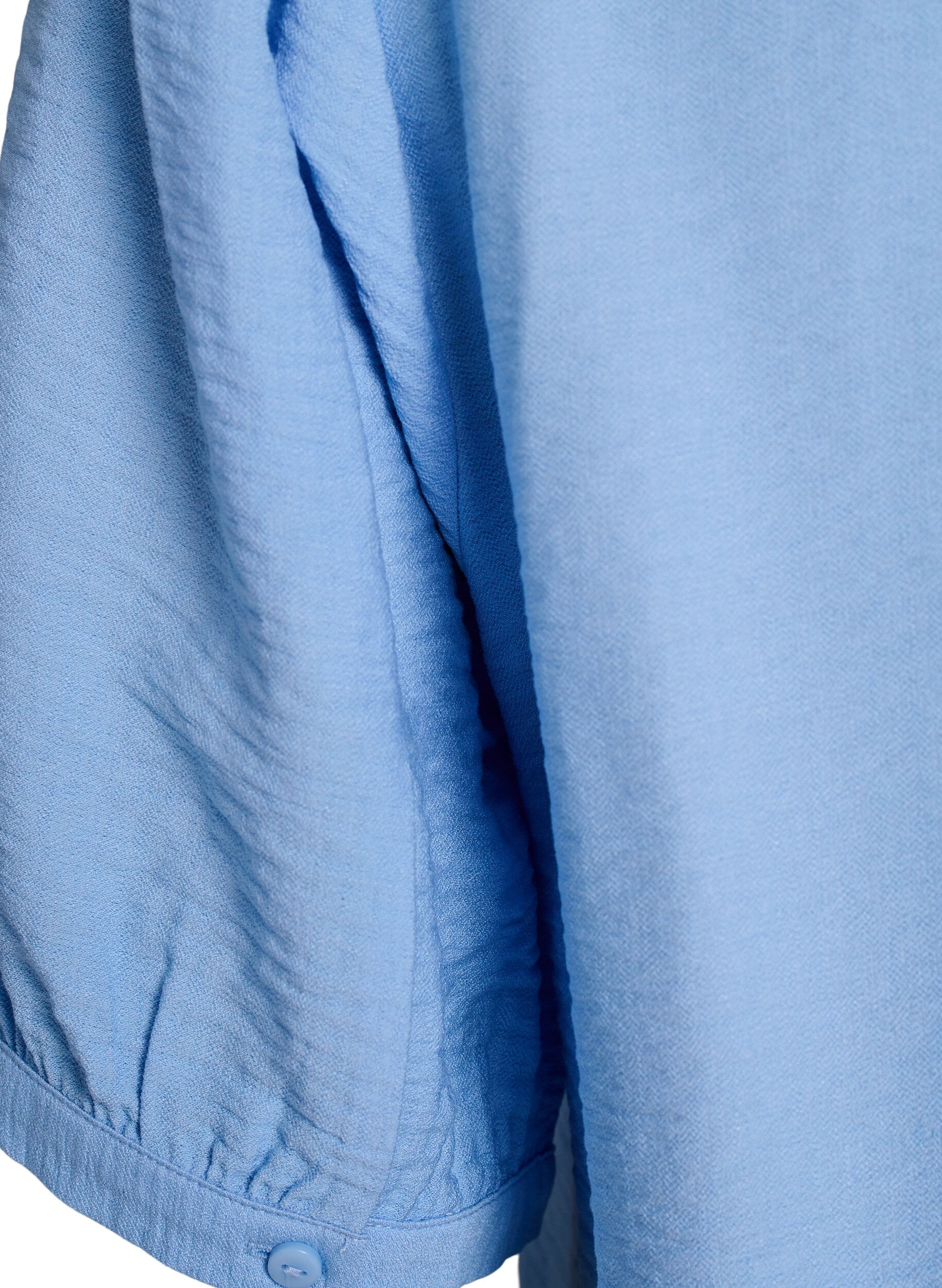 ZizziBluse aus Viskose mit halben &Auml;rmeln, Blau, Packshot image number 3