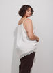 Tr&auml;gertop mit Spitze und asymmetrischem Saum, Vanille, Model image number 2