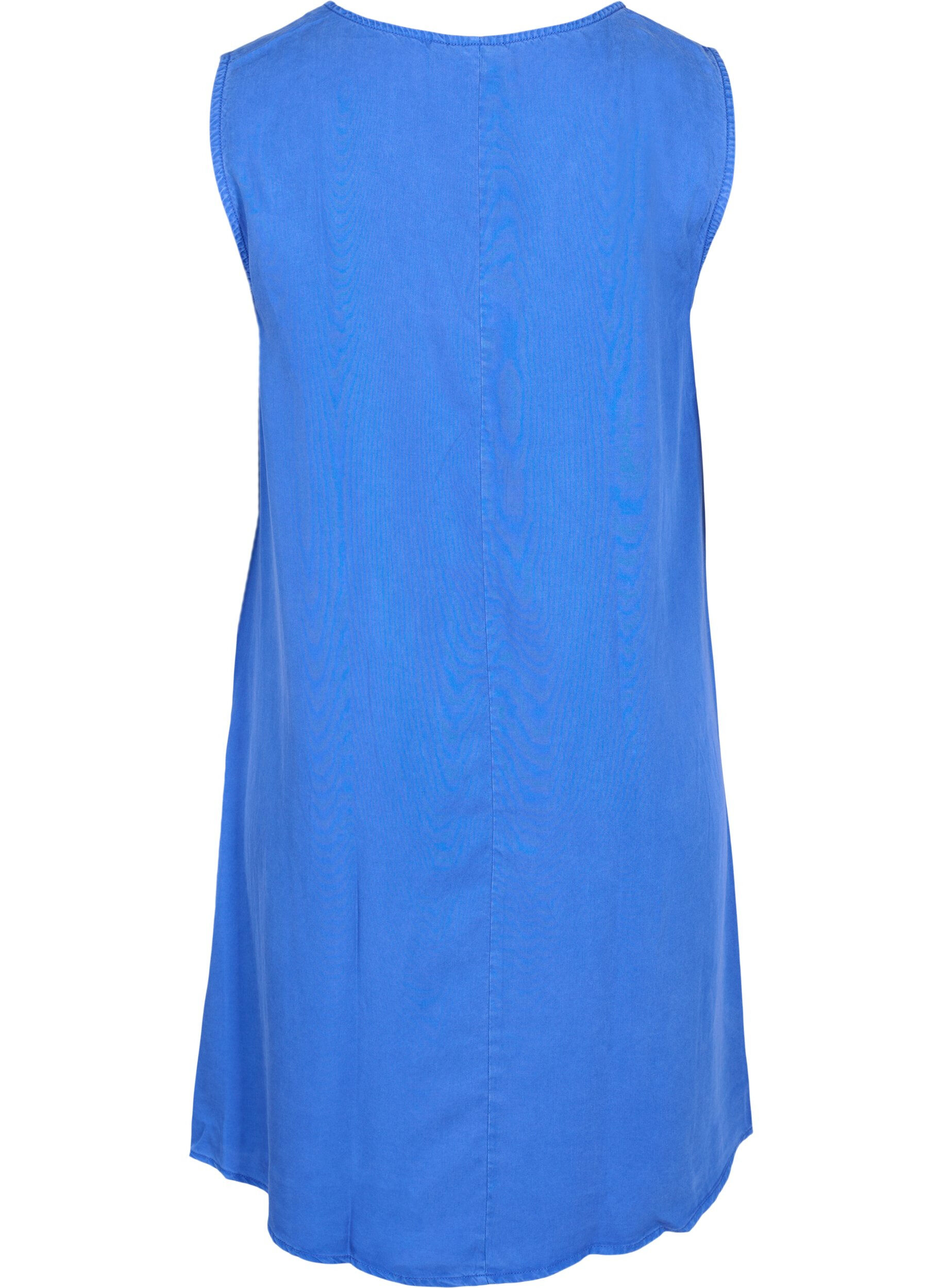 ZizziSpencerkleid mit V-Ausschnitt, Dazzling Blue, Packshot image number 1