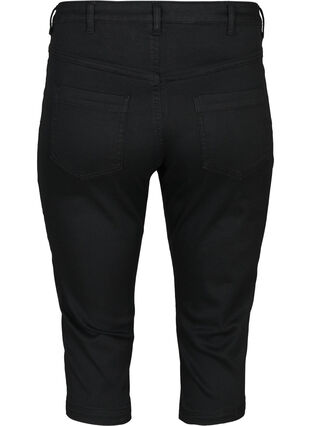 Hoch taillierte Amy Capri Jeans mit Super Slim Fit, Black, Packshot image number 1