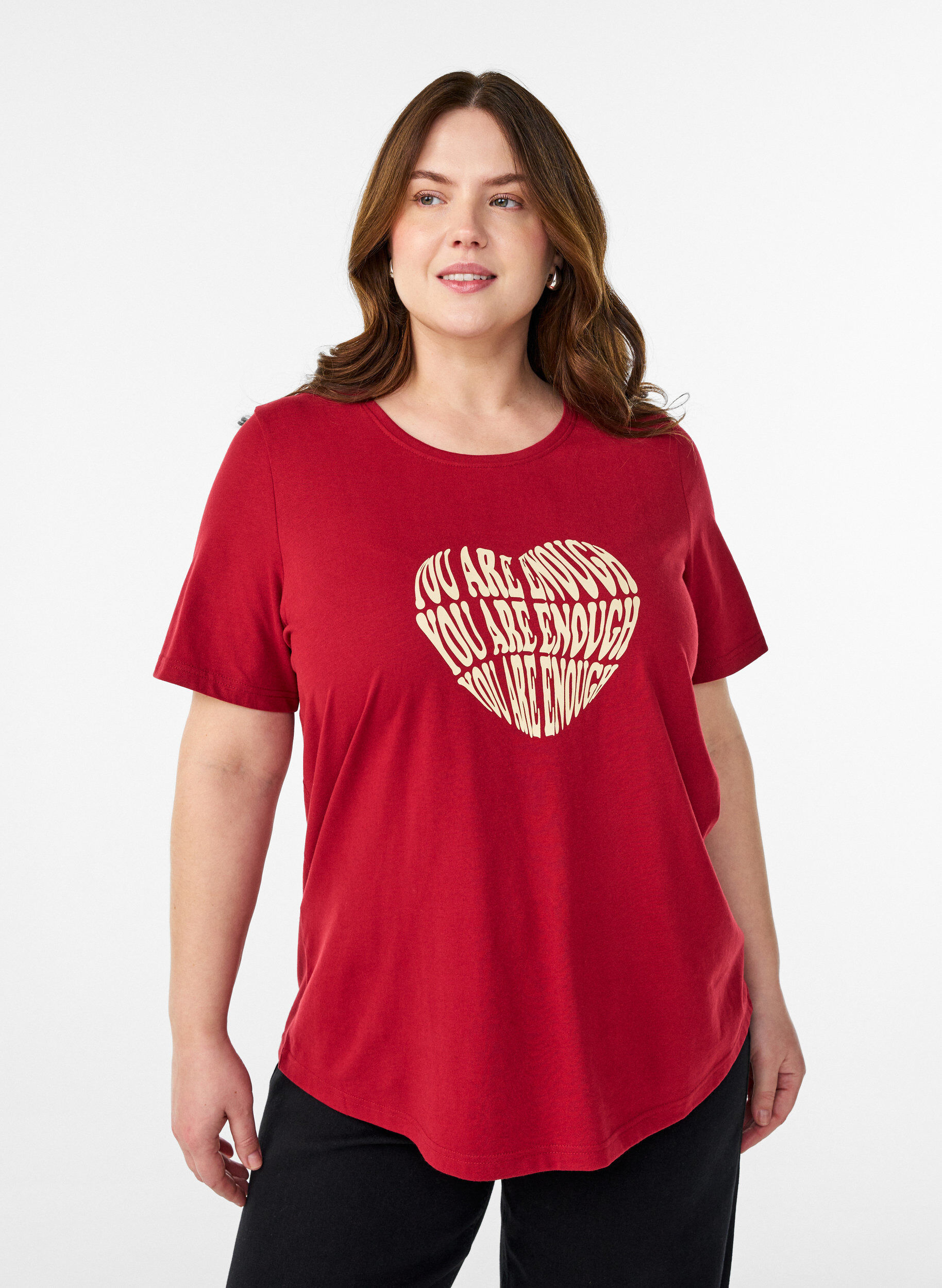 ZizziT-Shirt mit Print, Rot, Model image number 0