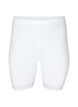 Fahrradshorts mit Spitzensaum, Wei&szlig;, Packshot image number 0