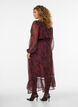 Maxikleid mit floralem Print und Smock, Dunkles Bordeaux, Model image number 1