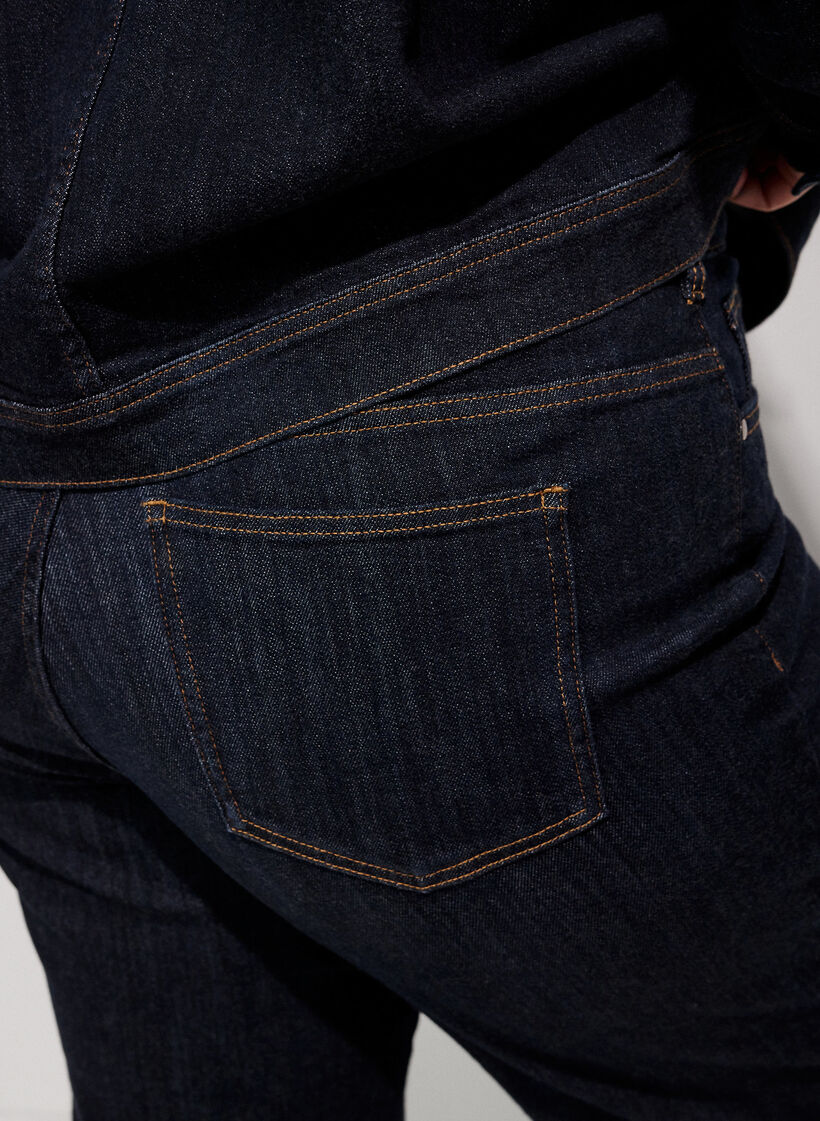 Straight Fit Jeans Kiana mit hoher Taille, Blau, Model image number 3
