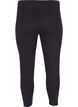 Basic 3/4-Leggings aus Viskose, Schwarz, Packshot image number 1