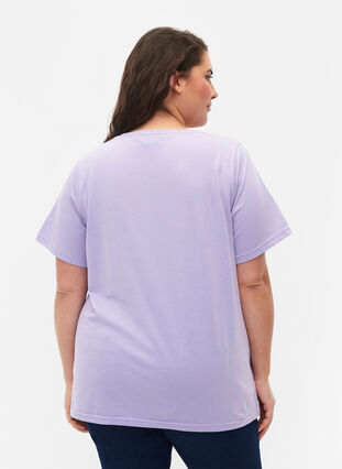 FLASH - T-Shirt mit Motiv, Lavender, Model image number 1