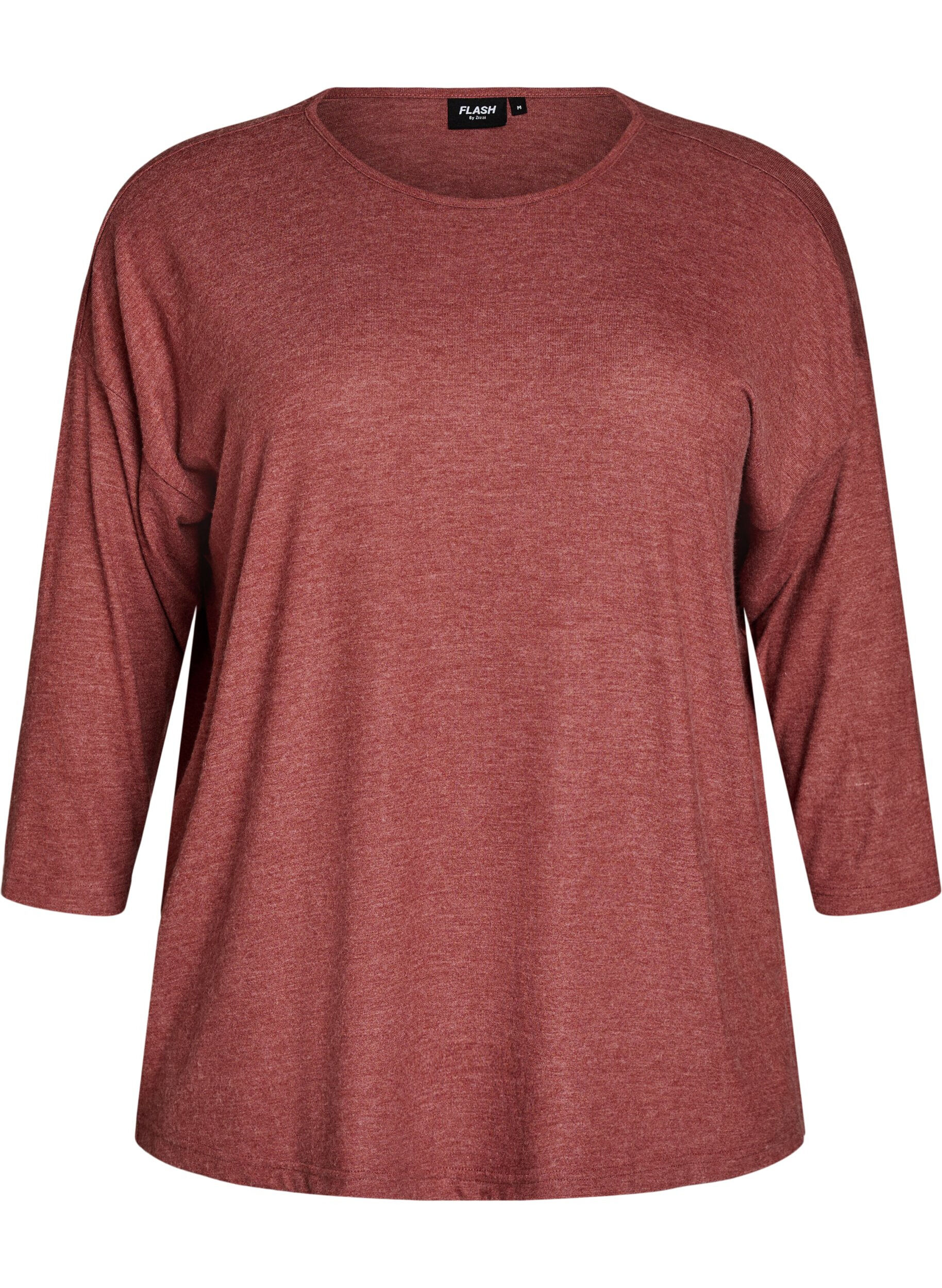 FLASH - Bluse aus Jersey mit 3/4-&Auml;rmeln