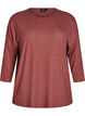 Bluse aus Jersey mit 3/4-&Auml;rmeln, Rot, Packshot image number 0