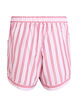 Leichte kurze Hosen mit Streifen und Taschen, Pink, Packshot image number 1