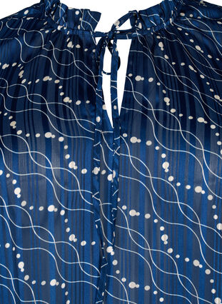Langärmelige Bluse mit Rüschen und Aufdruck, Dress Bl. Swirl AOP, Packshot image number 2
