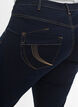 Regular Fit Gemma Jeans mit hoher Taille, Blau, Model image number 5