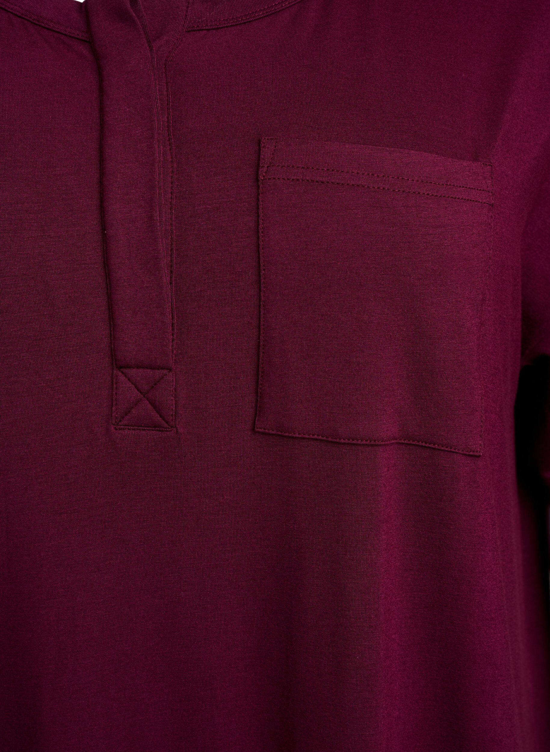 ZizziNachthemd aus Viskose mit kurzen &Auml;rmeln, Fig, Packshot image number 2