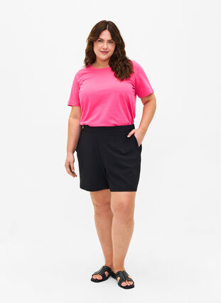 FLASH - T-Shirt mit Rundhalsausschnitt, Hot Pink, Model image number 2