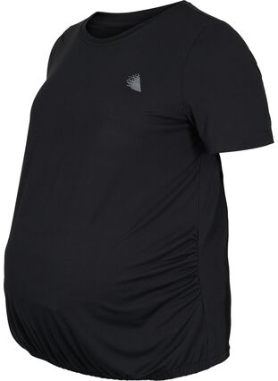 Schwagnerschafts-Trainings-T-Shirt, Black, Packshot image number 0