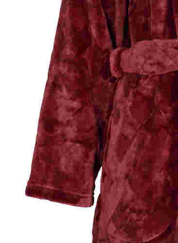 Morgenmantel mit Reißverschluss und Taschen, Rose, Packshot image number 3