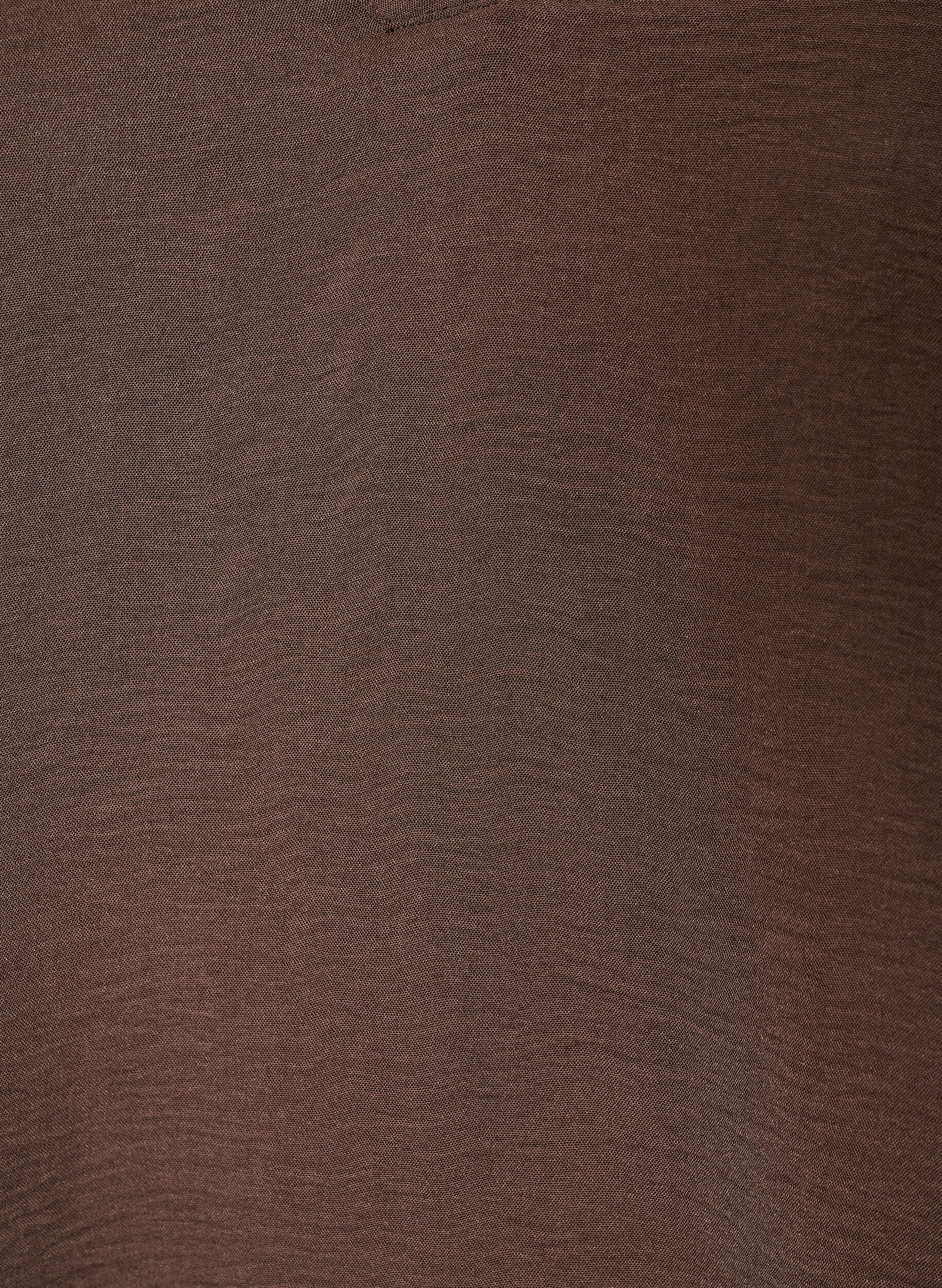 ZizziBluse mit 3/4-&Auml;rmeln, Braun, Packshot image number 2