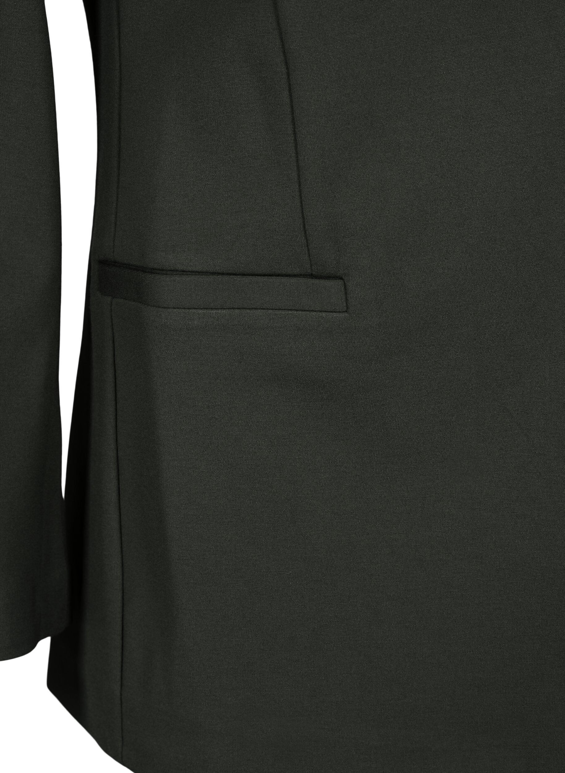 ZizziSchlichter Blazer mit Knopfverschluss, Gr&uuml;n, Packshot image number 3