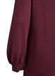 Kurzes Sweatkleid mit Rüschendetail, Dunkles Bordeaux, Packshot image number 3