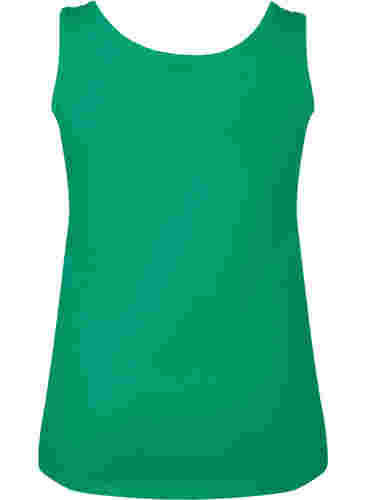 Einfarbiges basic Top aus Baumwolle, Jolly Green, Packshot image number 1