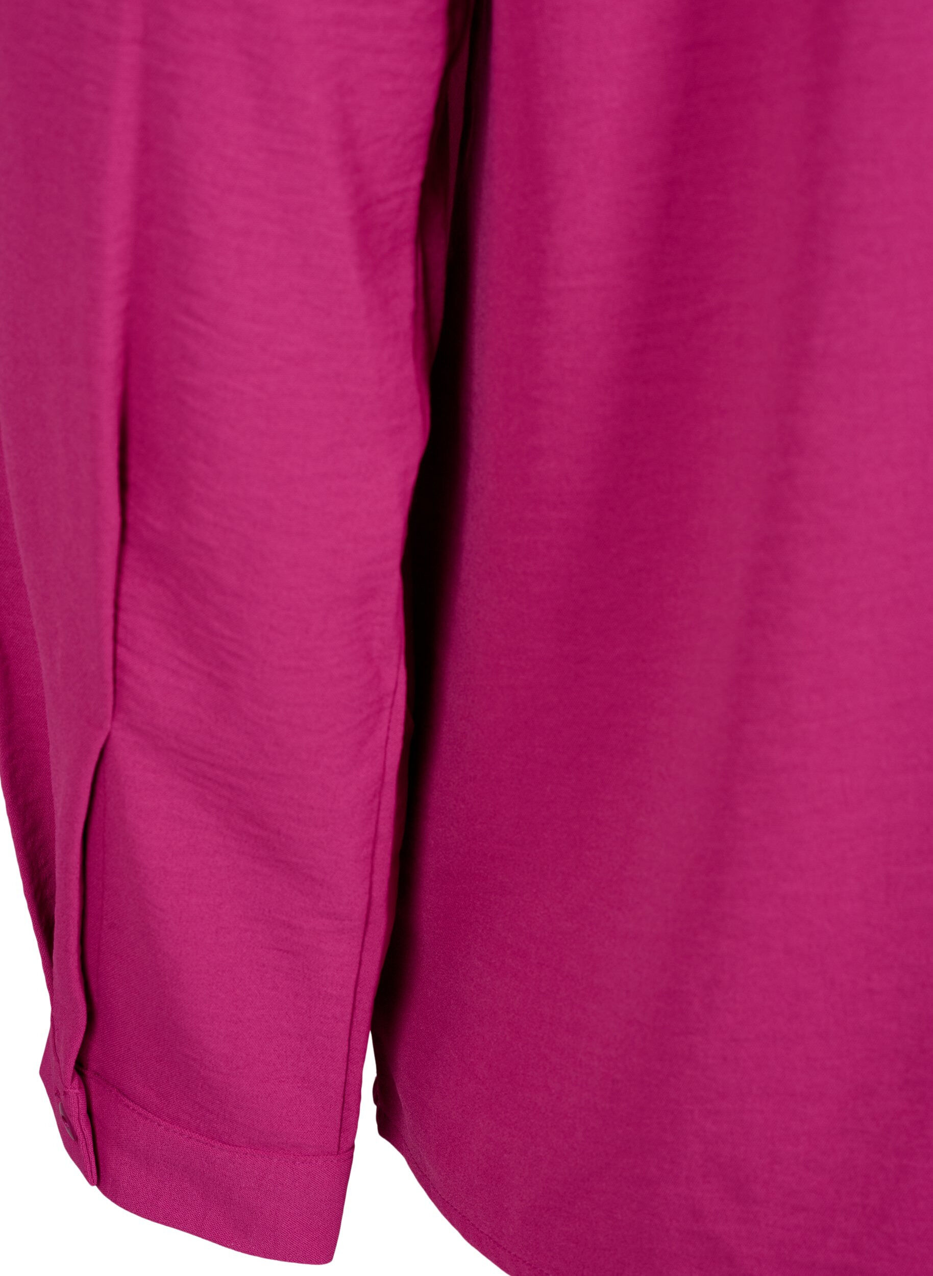 ZizziLang&auml;rmelige Bluse mit Spitzendetail, Festival Fuchsia, Packshot image number 3