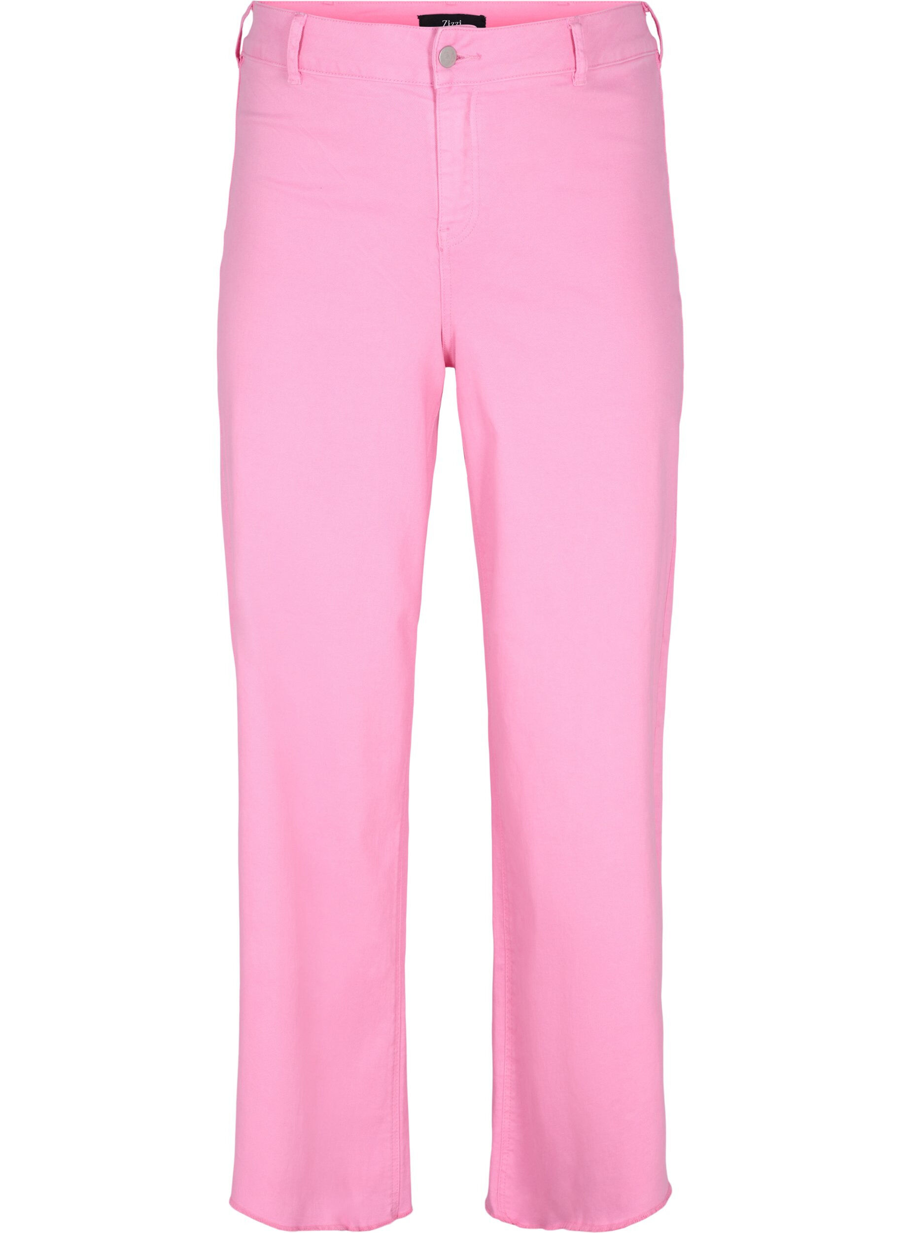 ZizziFlared Jeans mit hoher Taille, Pink, Packshot image number 0