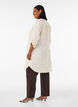 Lange Bluse aus Leinen und Viskose, Beige, Model image number 2