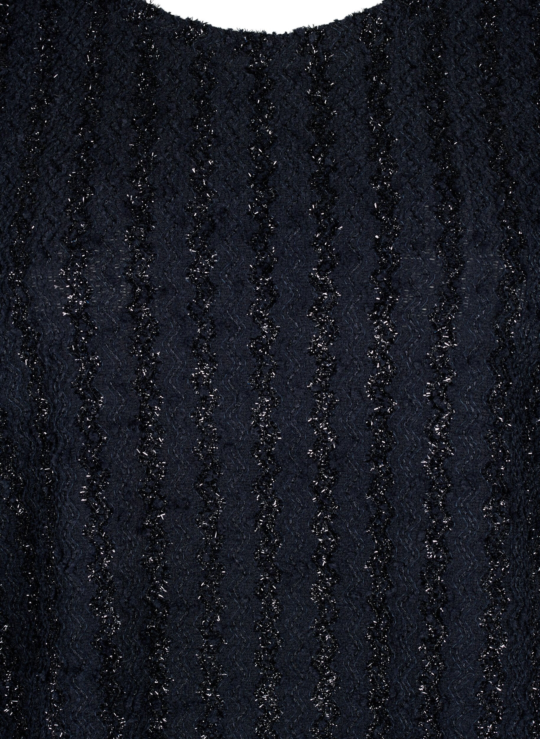 ZizziBluse mit schimmernder Struktur, Schwarz, Packshot image number 2