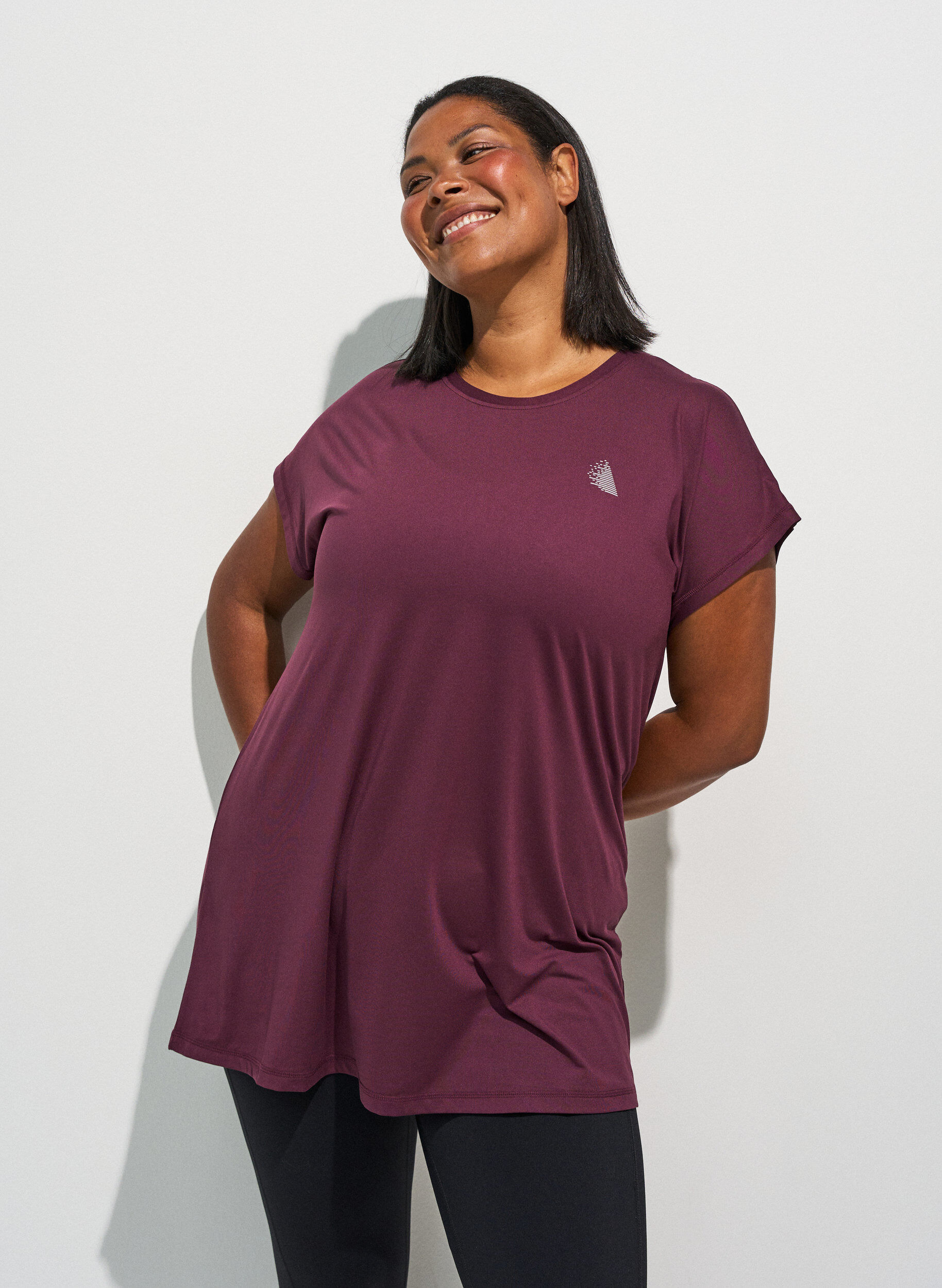 ZizziLanges Trainingsshirt, Rot, Model image number 0