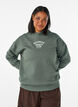 Hoodie mit Brustaufdruck, Gr&uuml;n, Model image number 0