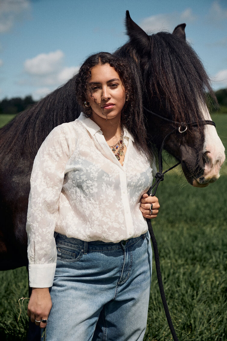 Hemd mit Muster, , Model