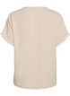 Lockere Bluse mit kurzen Ärmeln, Beige, Packshot image number 1